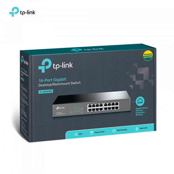 Купити Комутатор TP-Link TL-SG1016D - фото 4