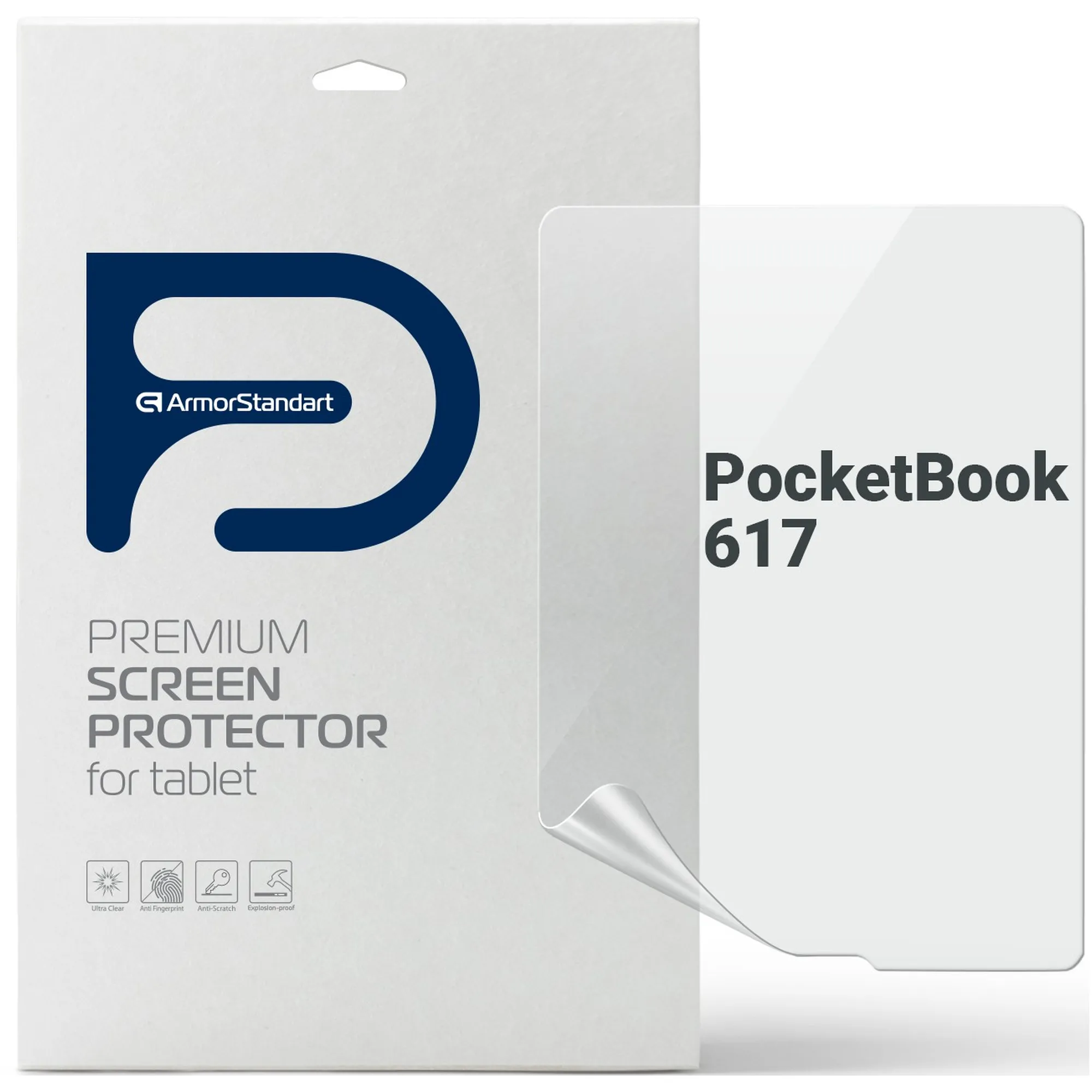 Купити Гідрогелева плівка ArmorStandart Matte для PocketBook 617 (ARM70004) - фото 1