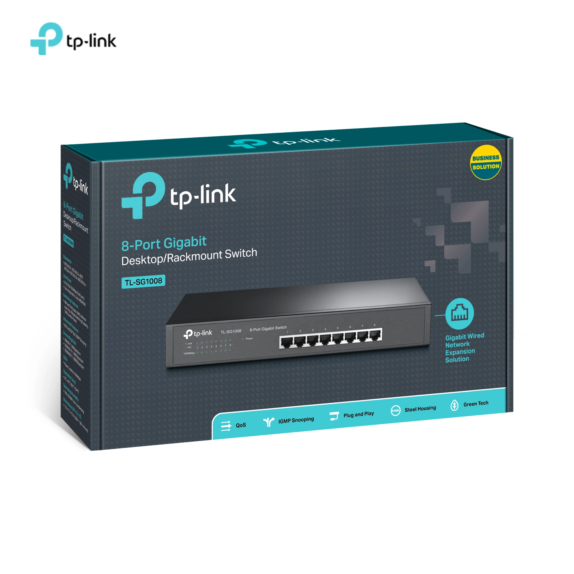 Купити Комутатор TP-Link TL-SG1008 - фото 2