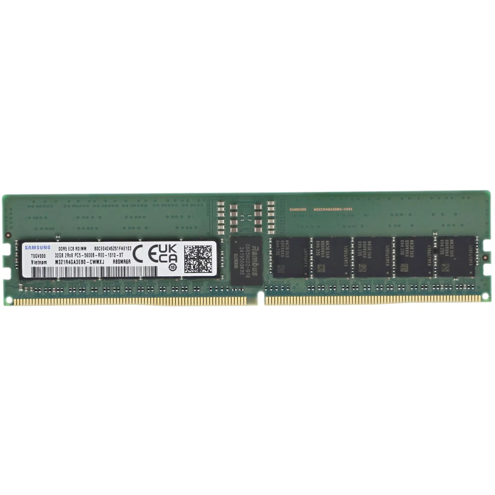 Купити Модуль пам'яті Samsung DDR5-5600 RDIMM 32GB (M321R4GA3EB0-CWM) - фото 1