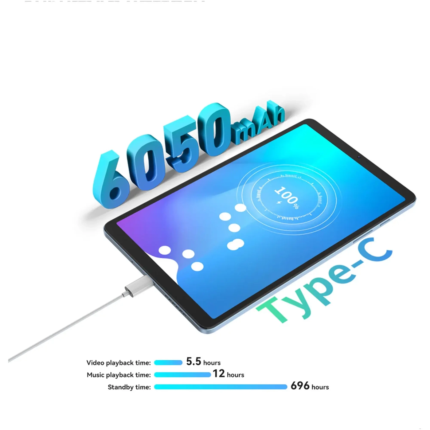 Купить Планшет Blackview Tab 60 6/128GB LTE Glacial Blue (6931548314080) - фото 9