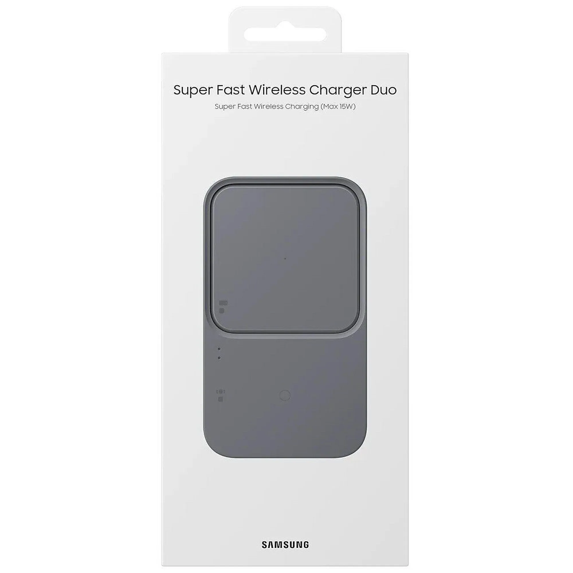 Купить Беспроводное зарядное устройство Samsung Duo EP-P5400 15W (с СЗУ) Dark Grey (EP-P5400TBEGEU) - фото 8