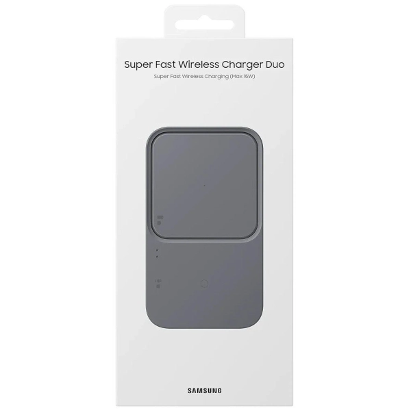 Купити Бездротовий зарядний пристрій Samsung Duo EP-P5400 15W Dark Grey (EP-P5400BBEGEU) - фото 7