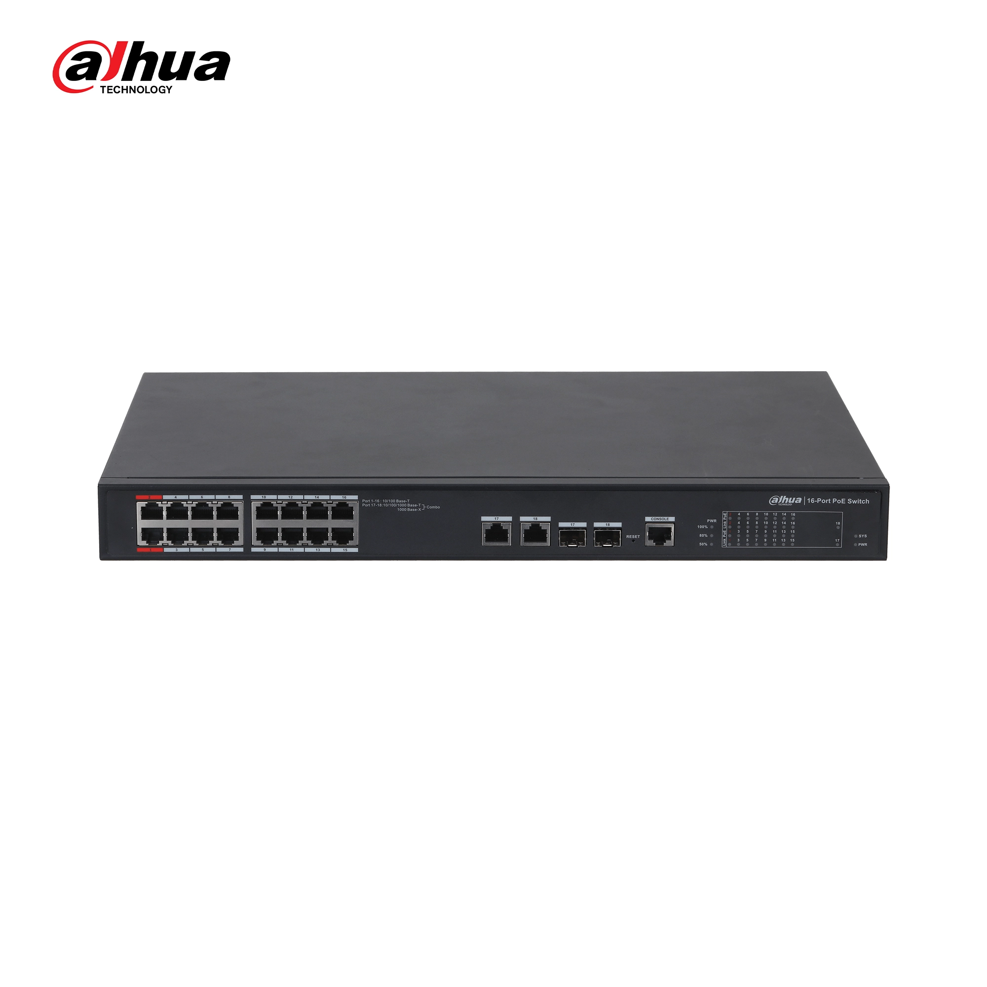 Купити Комутатор Dahua PFS4218-16ET-190 - фото 2