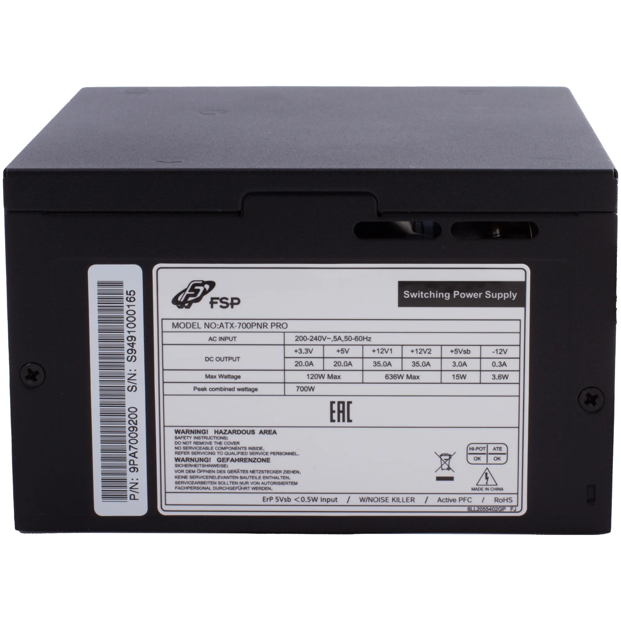 Купити Блок живлення FSP PNR PRO 700W (ATX-700W) Retail Box - фото 3