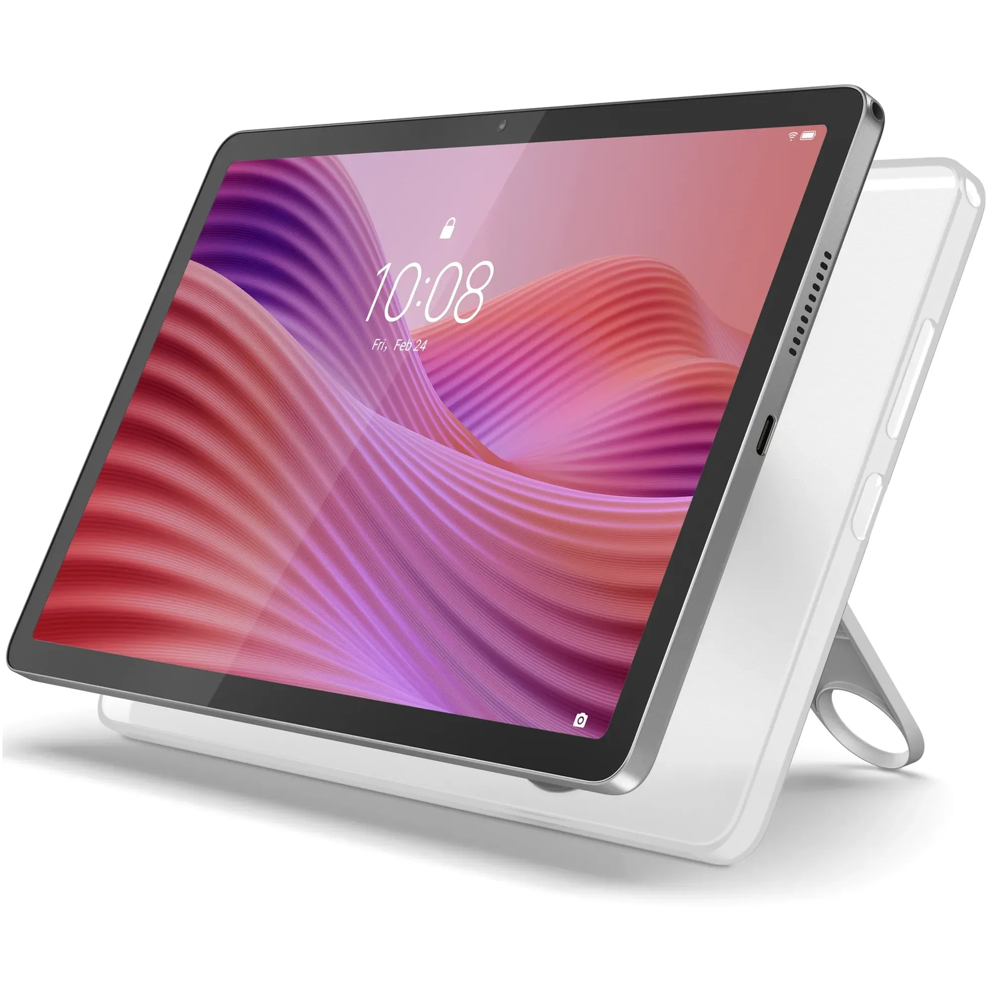 Купити Планшет Lenovo Tab TB311XU 4/128GB LTE Luna Grey + Clear Case (ZAEJ0050UA) - фото 4