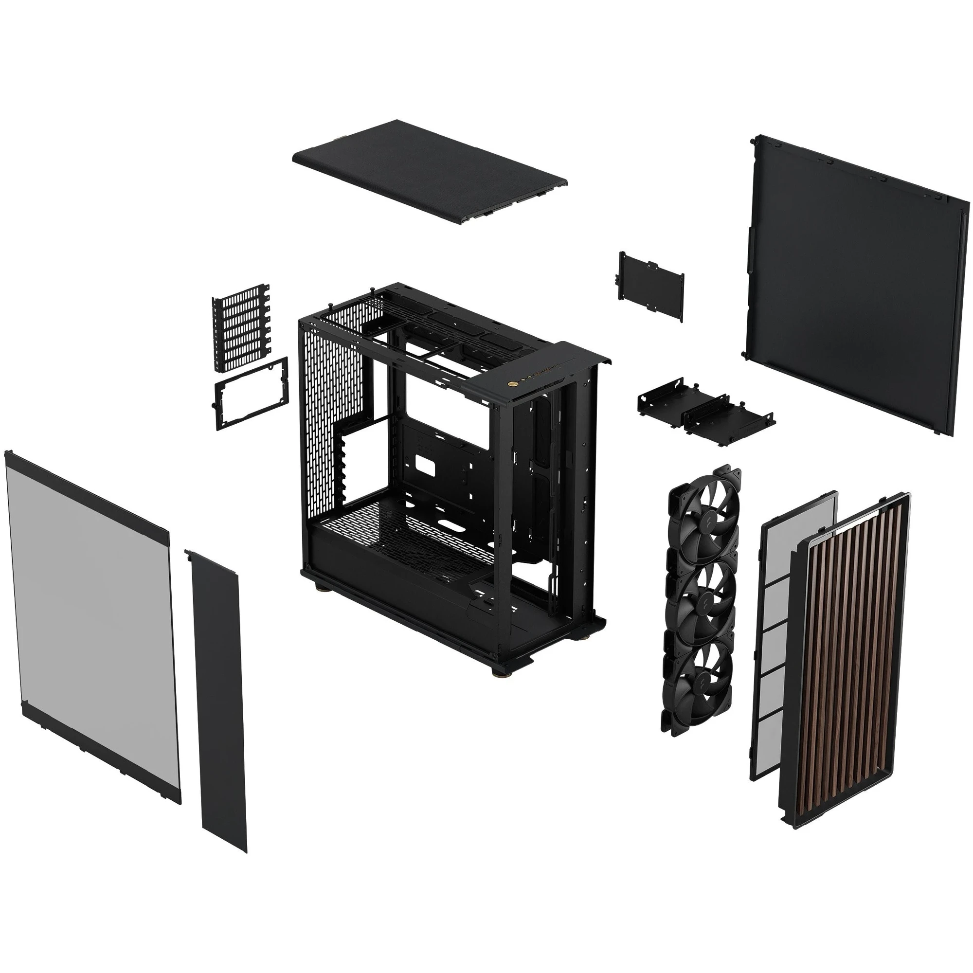 Купить Корпус Fractal Design North XL Charcoal Black TG Dark (FD-C-NOR1X-02) - фото 9