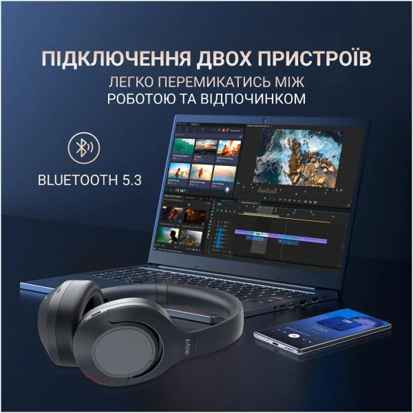 Купити Наушники Fifine X3 Wireless Black (X3_Fifine) - фото 8
