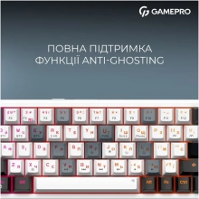 Купить Клавиатура GamePro Asgard Valhalla QLAB Orange Switch RGB Wireless/Bluetooth/USB-C (MK210W Pro) - фото 7