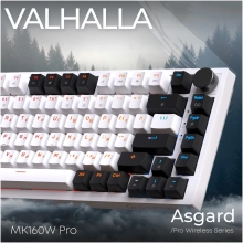 Купить Клавиатура GamePro Asgard Valhalla QLAB Orange Switch RGB Wireless/Bluetooth/USB-C (MK160W Pro) - фото 5