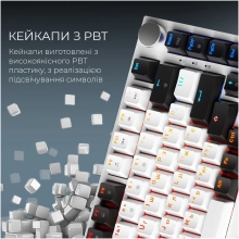 Купить Клавиатура GamePro Asgard Valhalla QLAB Orange Switch RGB Wireless/Bluetooth/USB-C (MK160W Pro) - фото 9