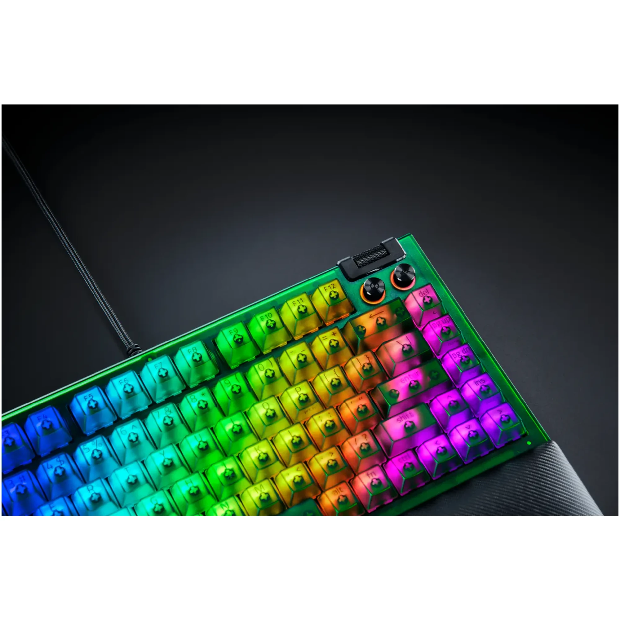 Купити Клавіатура Razer BlackWidow V4 75% Phantom Green (RZ03-05003300-R3M1) - фото 7