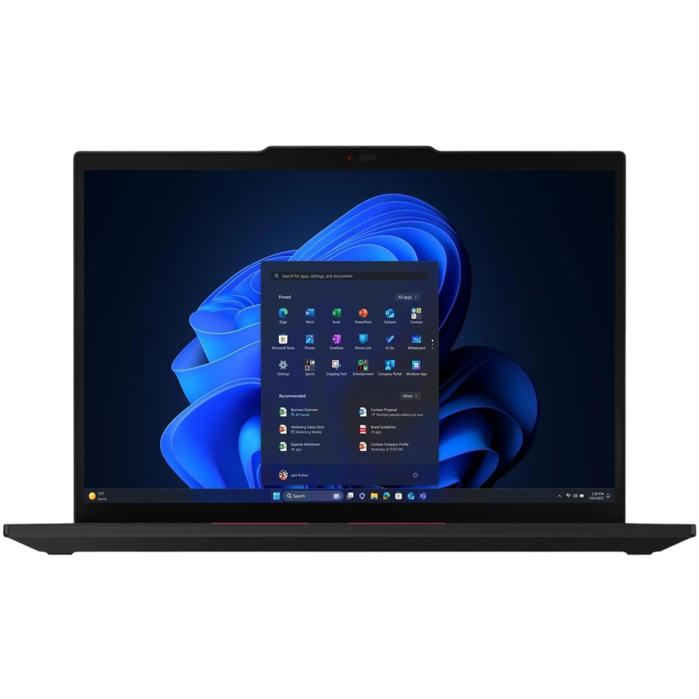 Купити Ноутбук Lenovo ThinkPad T14 Gen 6 Black (21QC003JRA) - фото 2