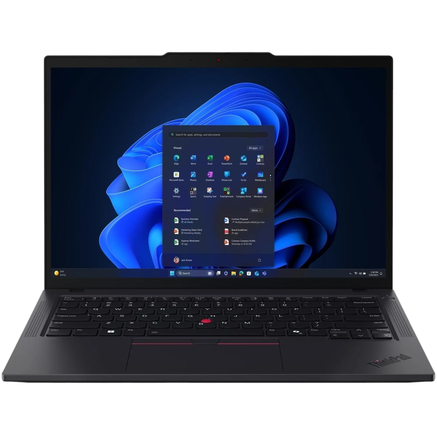 Купить Ноутбук Lenovo ThinkPad T14 Gen 6 Black (21QC003JRA) - фото 1