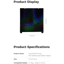 Купить Двусторонняя PET пластина CREALITY Kaleidoscope Platform Board 315x310mm (4004090144) - фото 12