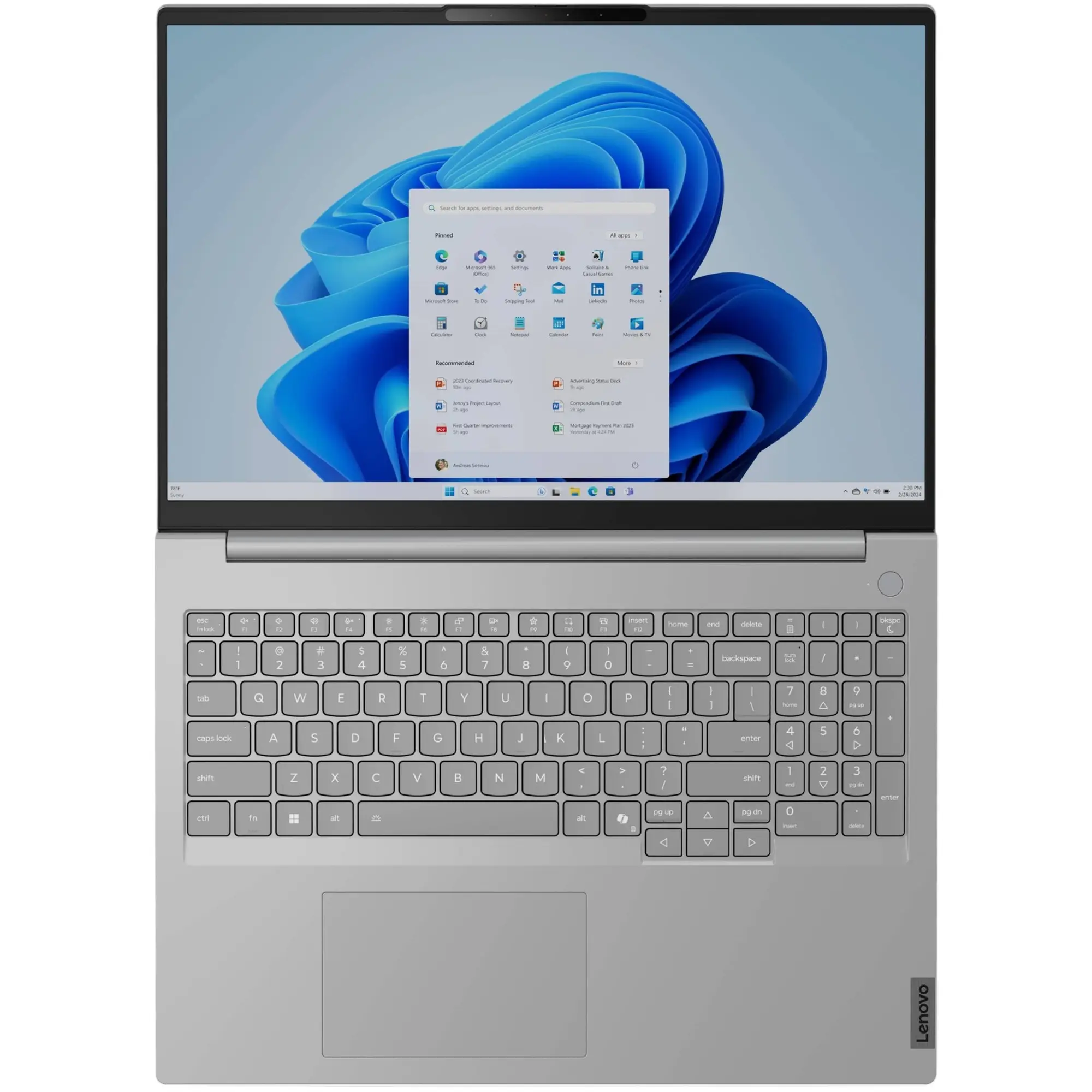 Купити Ноутбук Lenovo ThinkBook 16 G8 IRL Arctic Grey (21SH00JQRA) - фото 5