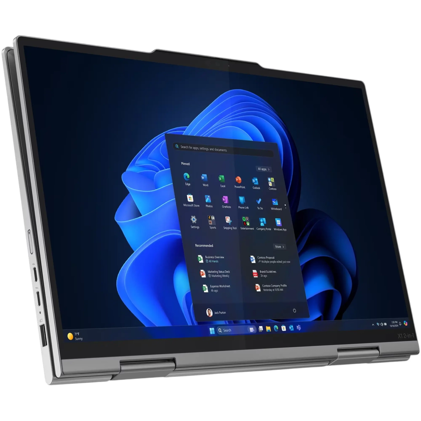 Купить Ноутбук Lenovo ThinkPad X1 2-in-1 Gen 10 (21NVS0LJ00) - фото 8