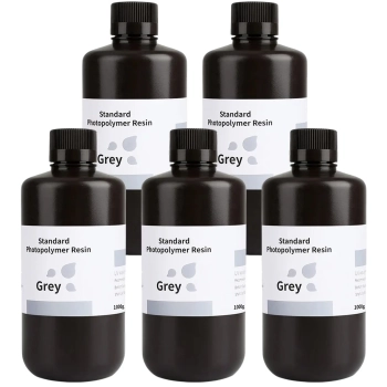 Купить Фотополимерная смола ELEGOO Standard Resin 5кг, серый (50.103.0001) - фото 1