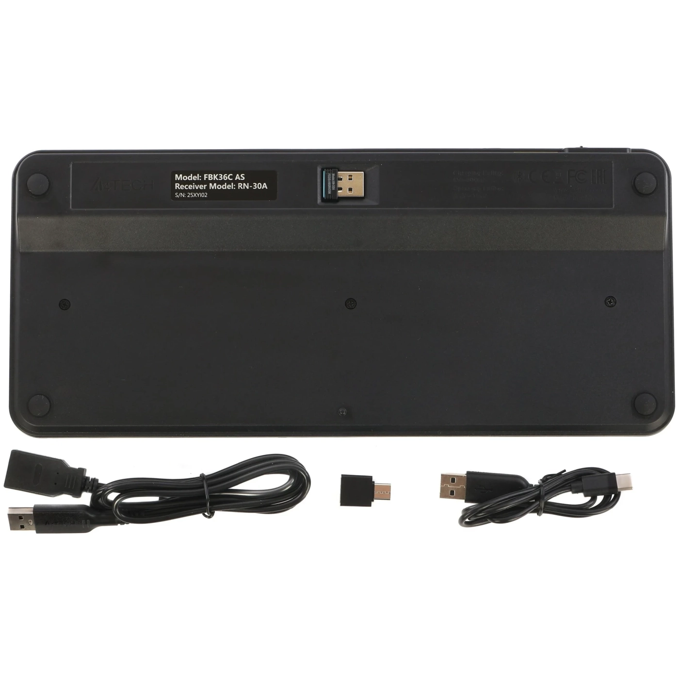 Купити Клавіатура A4Tech Fstyler FBK36С AS Black - фото 5