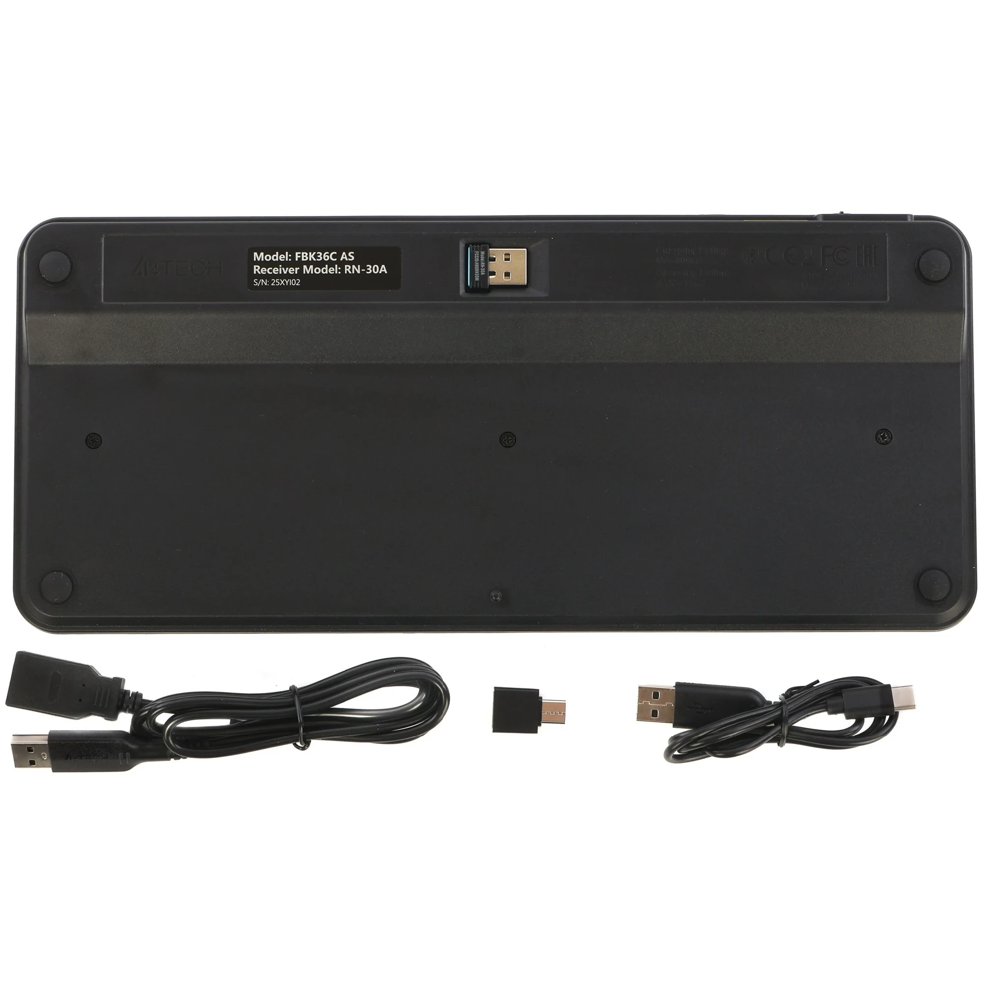 Купити Клавіатура A4Tech Fstyler FBK36С AS Black - фото 5