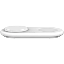 Купити Бездротовий зарядний пристрій Belkin 2в1 15Вт Pad Qi2 White (WIZ021VFWH) - фото 2