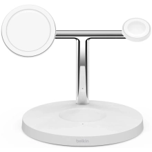 Купити Бездротовий зарядний пристрій Belkin 3в1 MagSafe White (WIZ017VFWH) - фото 2