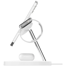 Купити Бездротовий зарядний пристрій Belkin 3в1 MagSafe White (WIZ017VFWH) - фото 6