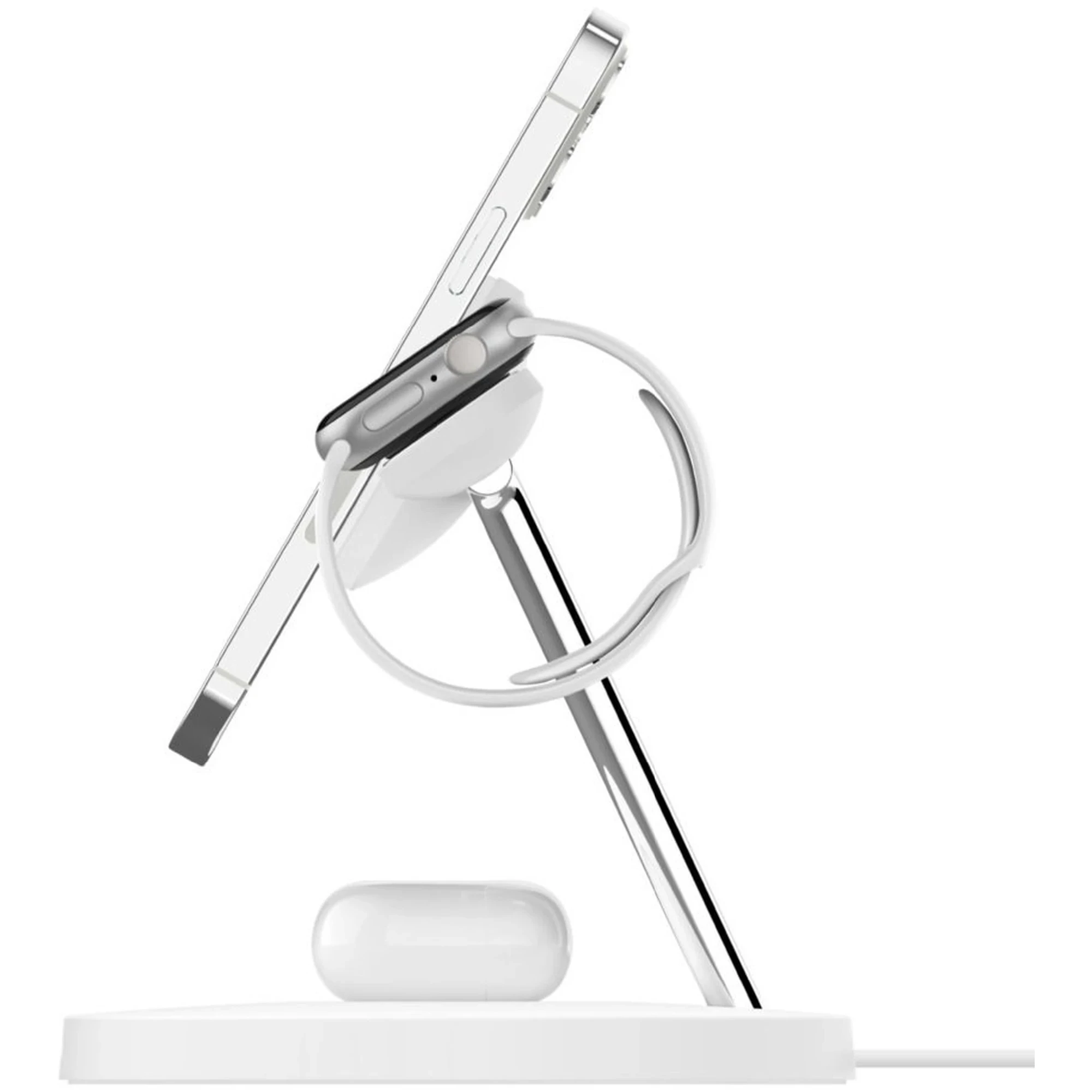 Купити Бездротовий зарядний пристрій Belkin 3в1 MagSafe White (WIZ017VFWH) - фото 6