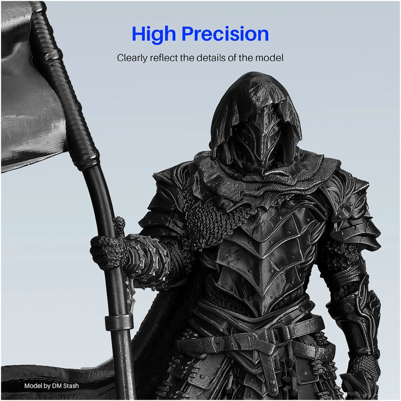 Купити Фотополимерная смола ELEGOO Tough Resin 2кг, сіра (50.103.0275) - фото 2