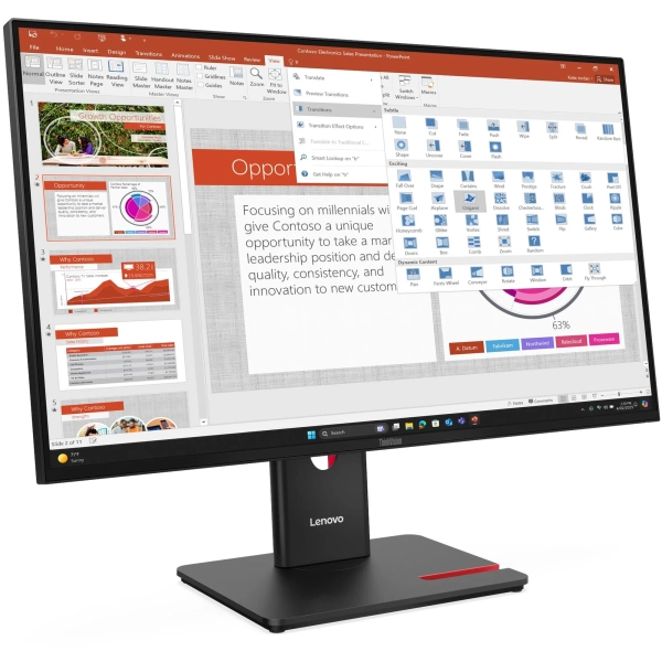 Купить Монитор 27" Lenovo ThinkVision T27-40 (64A5MAT6UA) - фото 2