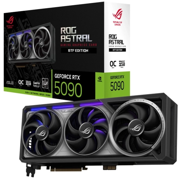 Купить Видеокарта ASUS Nvidia GeForce RTX 5090 ROG Astral BTF OC 32GB GDDR7 (ROG-ASTRAL-RTX5090-O32G-BTF-GAMING) - фото 9