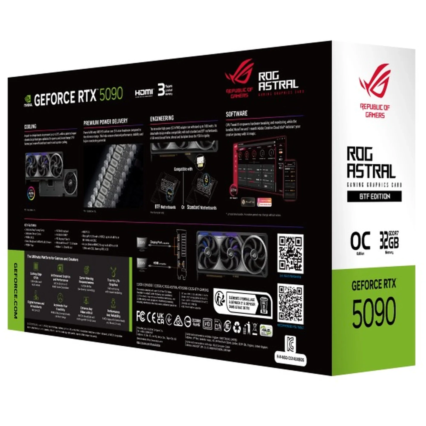 Купить Видеокарта ASUS Nvidia GeForce RTX 5090 ROG Astral BTF OC 32GB GDDR7 (ROG-ASTRAL-RTX5090-O32G-BTF-GAMING) - фото 11