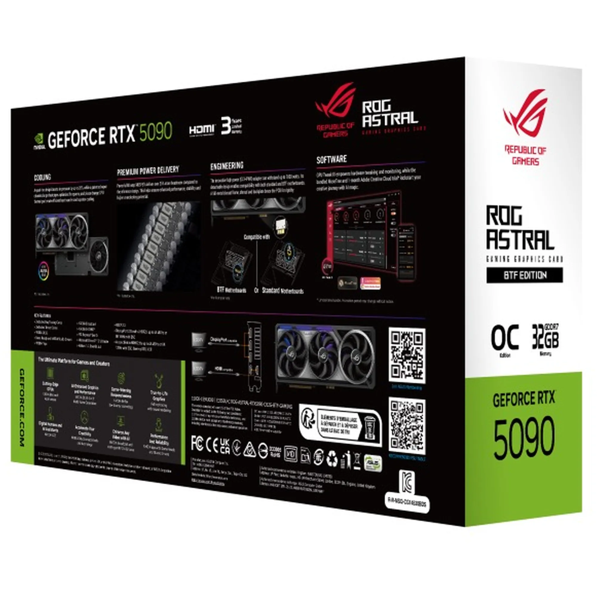Купить Видеокарта ASUS Nvidia GeForce RTX 5090 ROG Astral BTF OC 32GB GDDR7 (ROG-ASTRAL-RTX5090-O32G-BTF-GAMING) - фото 11