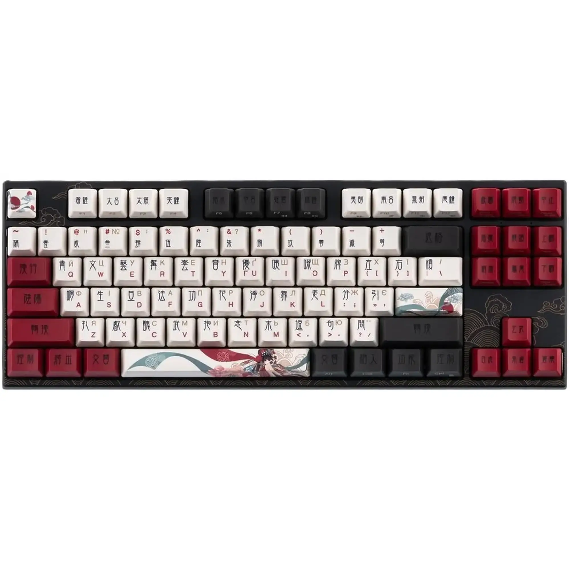 Купить Клавиатура Varmilo APT87 Beijing Opera Daisy L (A92A028F9A5A17A025) - фото 1