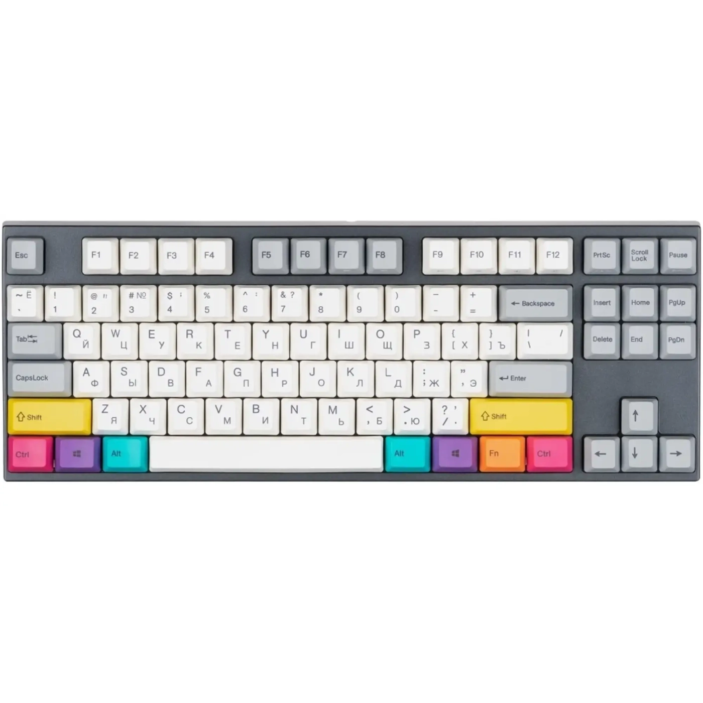 Купить Клавиатура Varmilo APT87 CMYK C-TK Red (A92A024D4A5A17A007) - фото 1