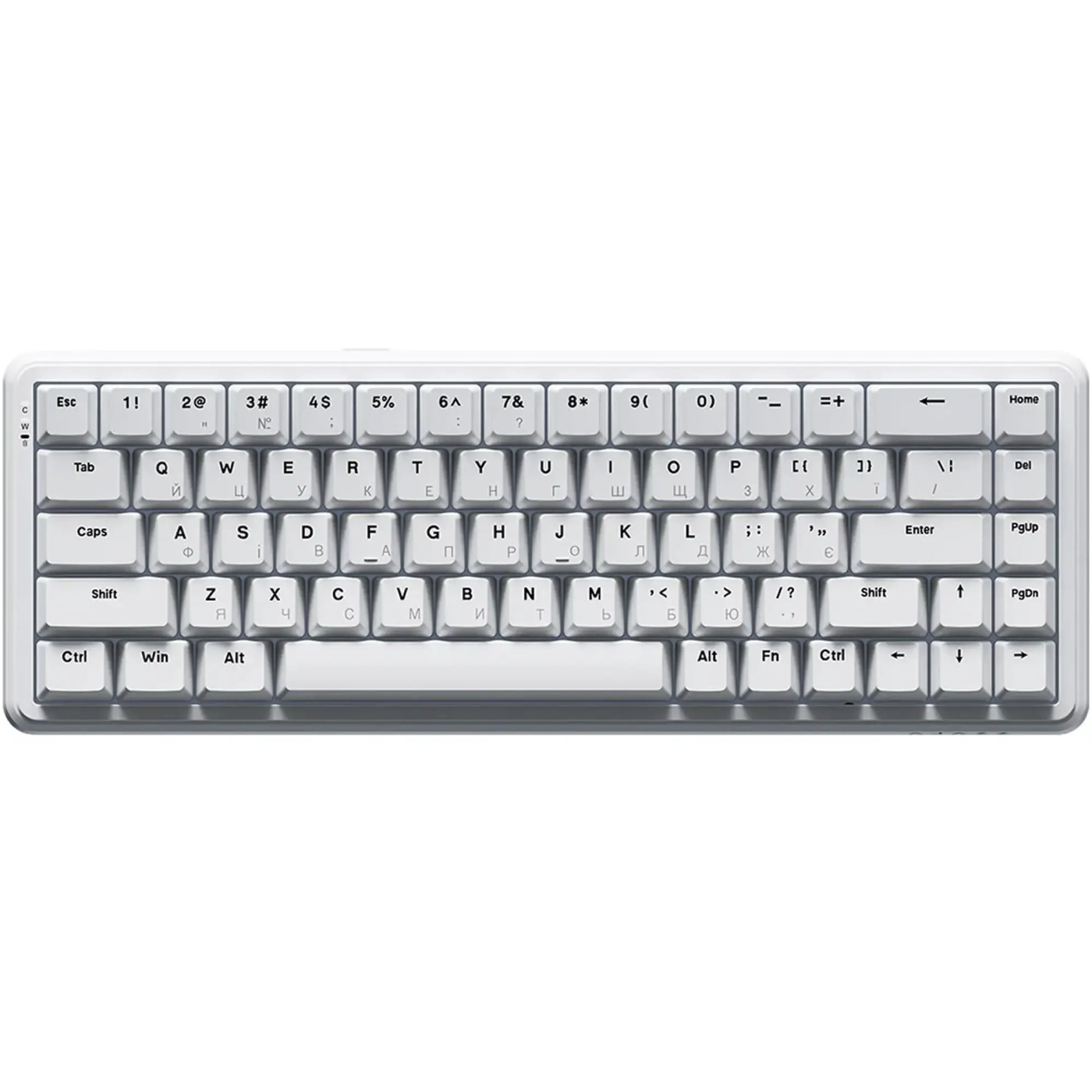 Купити Клавіатура Ajazz AK680 MAX RGB Magnetic Switches White (AK680-WM-W-A) - фото 1