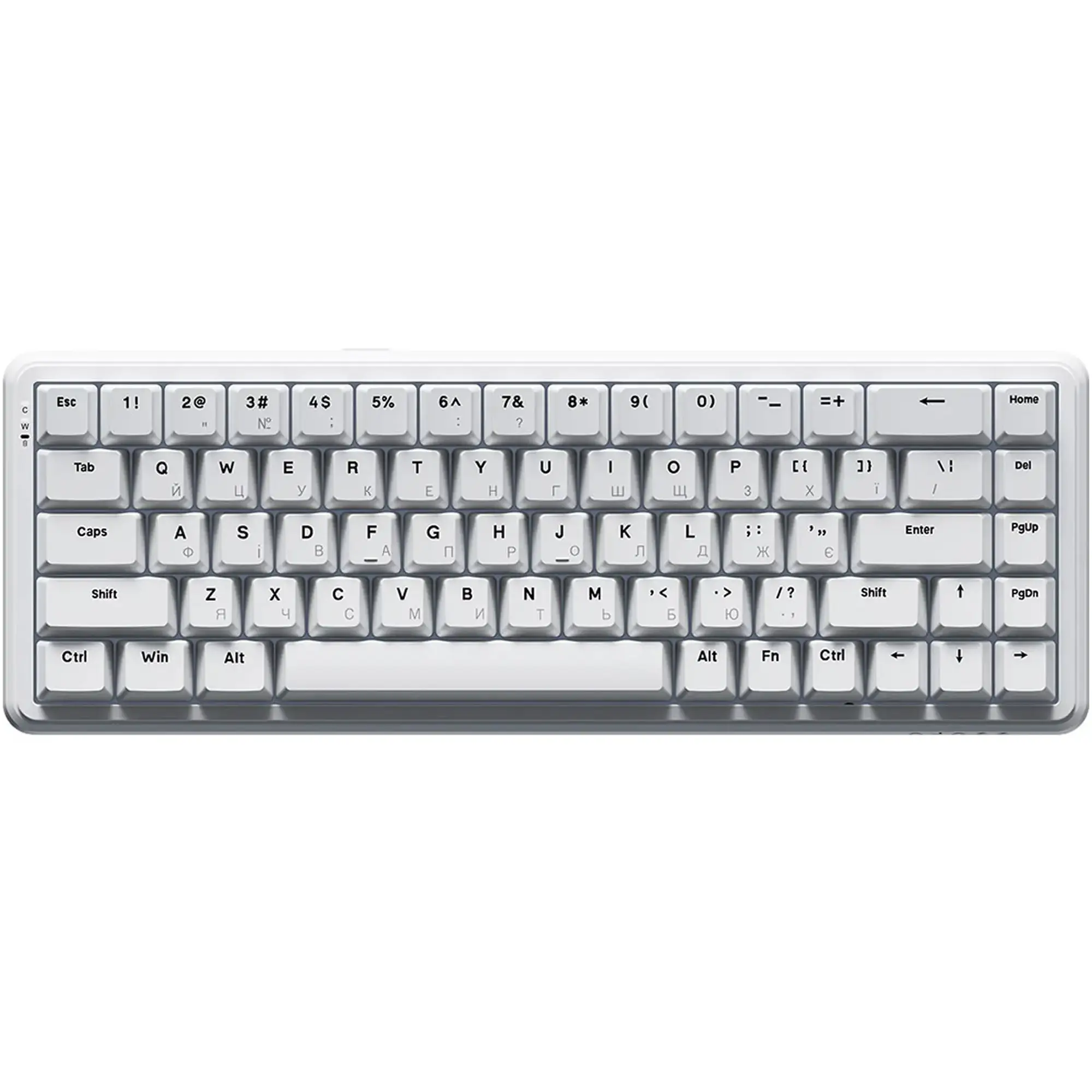 Купити Клавіатура Ajazz AK680 MAX RGB Magnetic Switches White (AK680-WM-W-A) - фото 1
