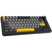 Купить Клавиатура AK820 MAX PLUS RGB Daydream Switch Wireless Black/Gray/Yellow (AK820MAX-DD-BGY) - фото 2