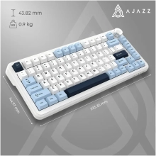 Купити Клавіатура AK820 MAX PLUS RGB Daydream Switch Wireless Blue/White/Dark (AK820MAX-DD-BWD) - фото 6