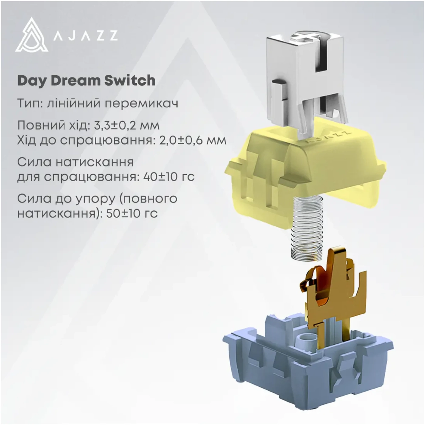Купити Клавіатура AK820 MAX PLUS RGB Daydream Switch Wireless Blue/White/Dark (AK820MAX-DD-BWD) - фото 7
