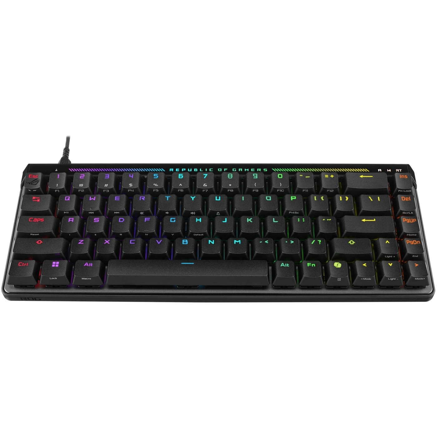 Купить Клавиатура Asus ROG Falchion Ace LED 68key HFX Magnetic Switches Black (90MP03VE-BKUA20) - фото 3