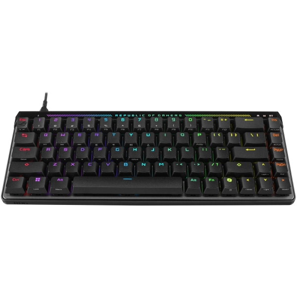 Купить Клавиатура Asus ROG Falchion Ace LED 68key HFX Magnetic Switches Black (90MP03VE-BKUA20) - фото 3