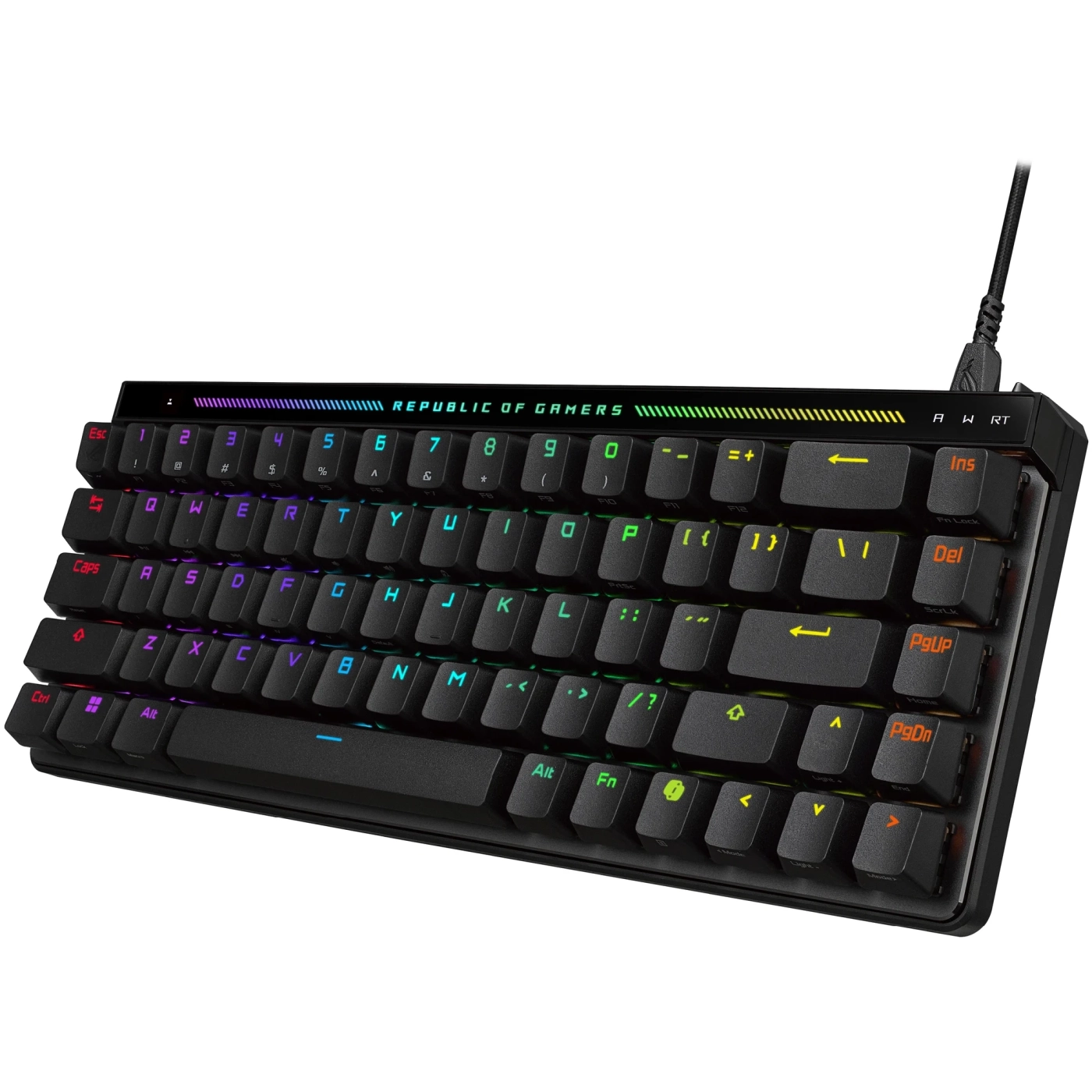 Купить Клавиатура Asus ROG Falchion Ace LED 68key HFX Magnetic Switches Black (90MP03VE-BKUA20) - фото 5
