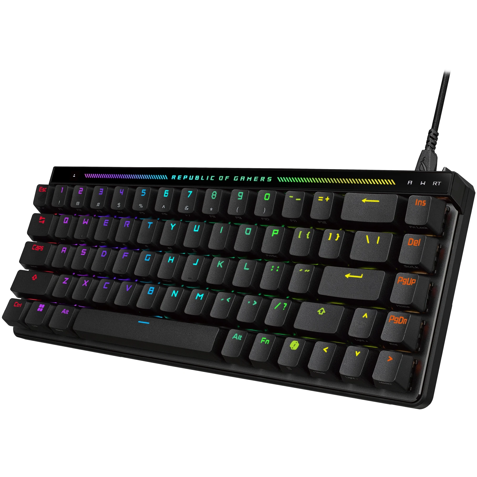 Купить Клавиатура Asus ROG Falchion Ace LED 68key HFX Magnetic Switches Black (90MP03VE-BKUA20) - фото 5