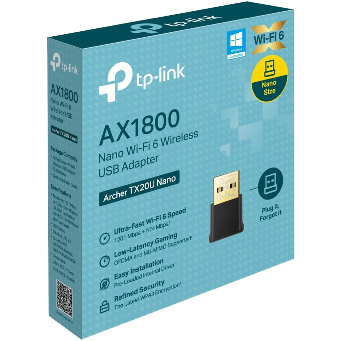Купити WiFi-адаптер TP-LINK Archer TX20U Nano - фото 2