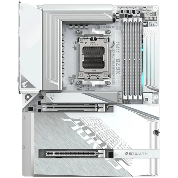 Купити Материнская плата Gigabyte X870 AORUS STEALTH ICE - фото 2