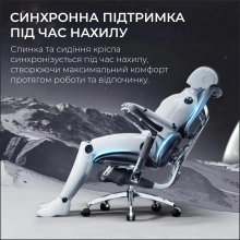 Купити Крісло офісне Sihoo DORO S300 Mesh Dark Grey (S300-M201) - фото 11