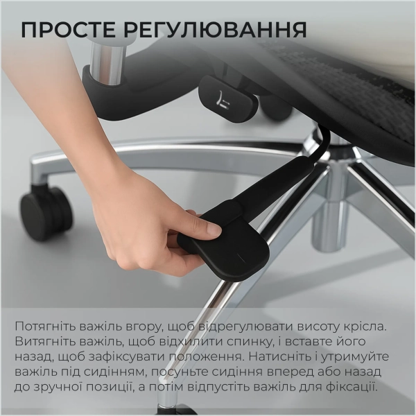 Купить Кресло офисное Sihoo DORO S100 Mesh Black (S100-M301) - фото 14