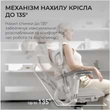 Купить Кресло офисное Sihoo DORO S100 Mesh White (S100-M302) - фото 8