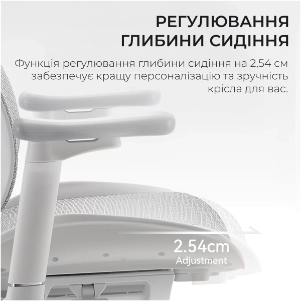 Купить Кресло офисное Sihoo DORO S100 Mesh White (S100-M302) - фото 13